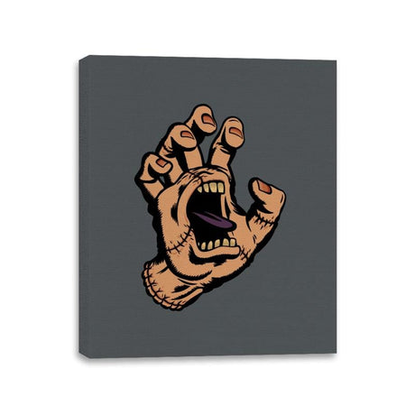 Screaming Thing - Canvas Wraps Canvas Wraps RIPT Apparel 11x14 / Charcoal
