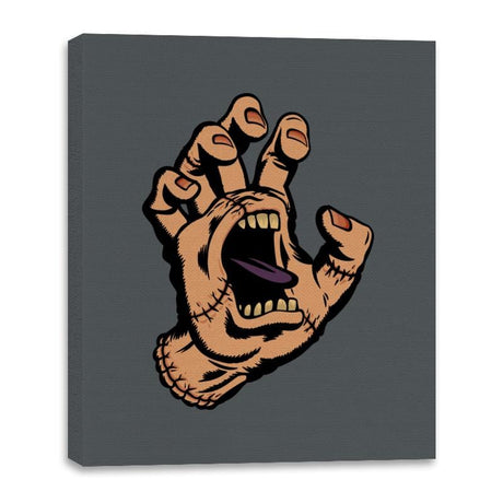 Screaming Thing - Canvas Wraps Canvas Wraps RIPT Apparel 16x20 / Charcoal
