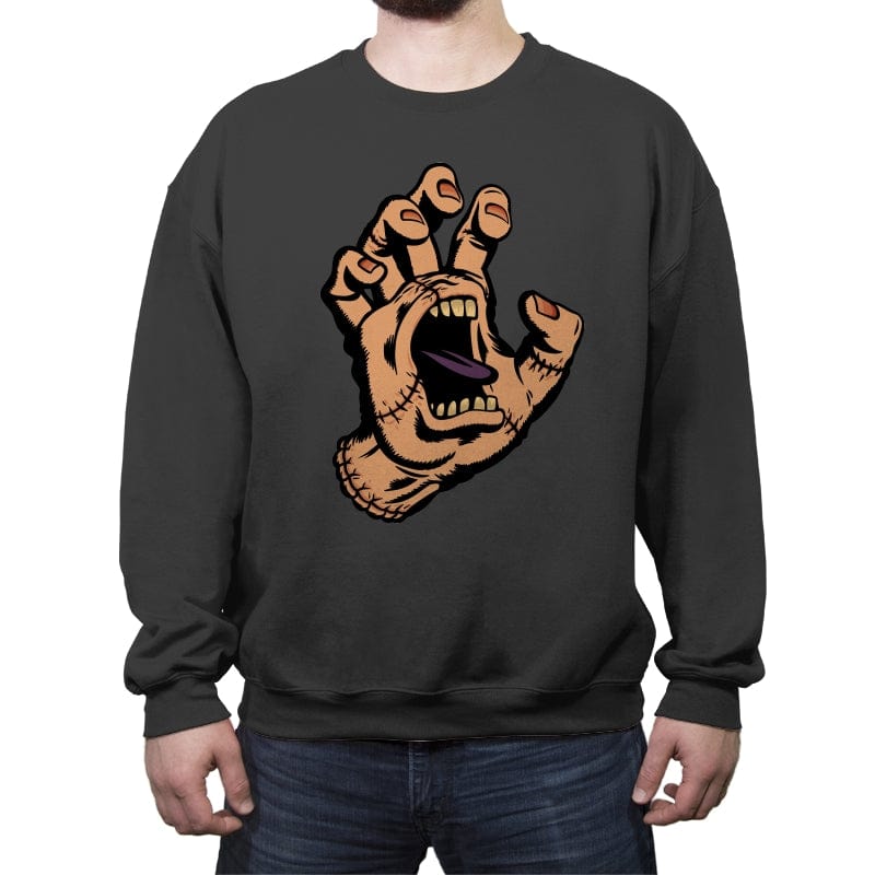 Screaming Thing - Crew Neck Sweatshirt Crew Neck Sweatshirt RIPT Apparel Small / Charcoal
