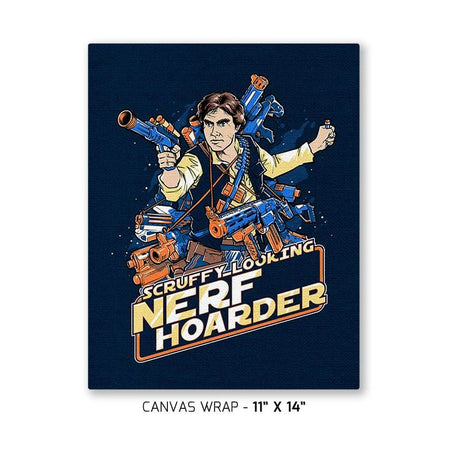 Scruffy Looking Nerf Hoarder Exclusive - Canvas Wraps Canvas Wraps RIPT Apparel 11x14 inch