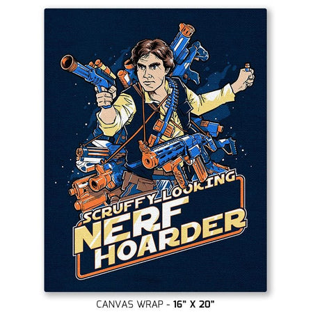 Scruffy Looking Nerf Hoarder Exclusive - Canvas Wraps Canvas Wraps RIPT Apparel 16x20 inch