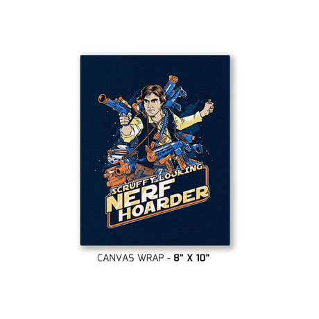Scruffy Looking Nerf Hoarder Exclusive - Canvas Wraps Canvas Wraps RIPT Apparel 8x10 inch