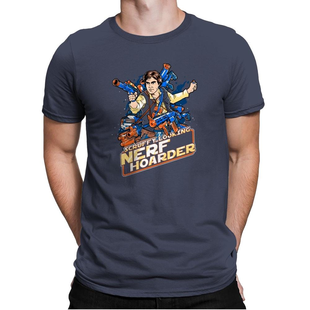 Scruffy Looking Nerf Hoarder Exclusive - Mens Premium T-Shirts RIPT Apparel Small / Indigo