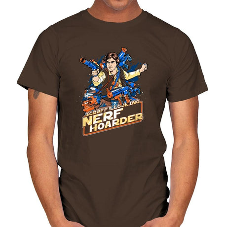Scruffy Looking Nerf Hoarder Exclusive - Mens T-Shirts RIPT Apparel Small / Dark Chocolate