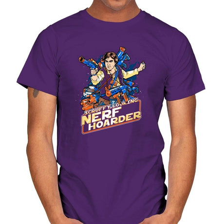 Scruffy Looking Nerf Hoarder Exclusive - Mens T-Shirts RIPT Apparel Small / Purple