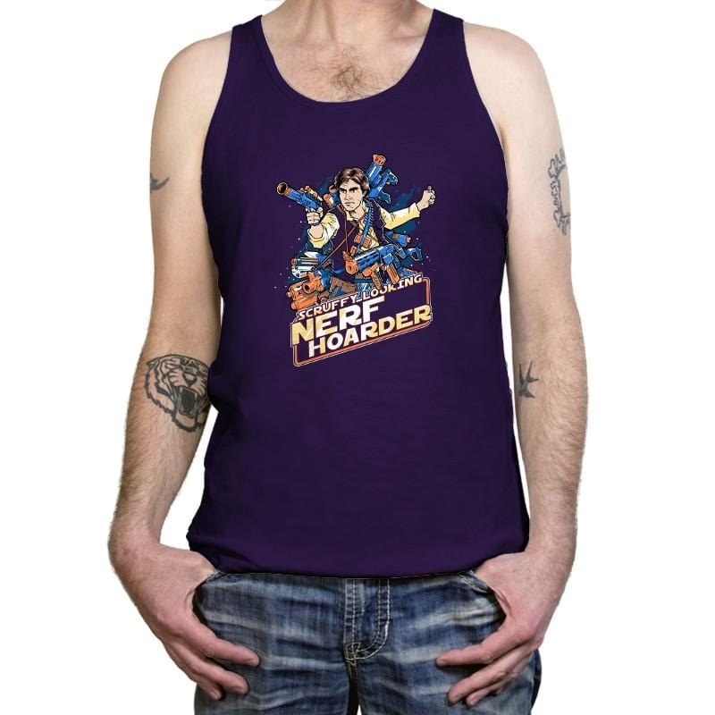 Scruffy Looking Nerf Hoarder Exclusive - Tanktop Tanktop RIPT Apparel X-Small / Team Purple