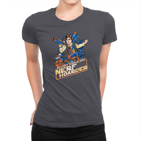 Scruffy Looking Nerf Hoarder Exclusive - Womens Premium T-Shirts RIPT Apparel Small / Heavy Metal