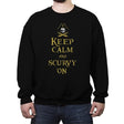 Scurvy On - Crew Neck Sweatshirt Crew Neck Sweatshirt RIPT Apparel Small / Black