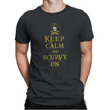 Scurvy On - Mens Premium T-Shirts RIPT Apparel Small / Heavy Metal