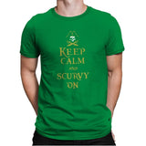 Scurvy On - Mens Premium T-Shirts RIPT Apparel Small / Kelly