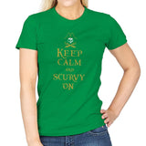 Scurvy On - Womens T-Shirts RIPT Apparel Small / Irish Green
