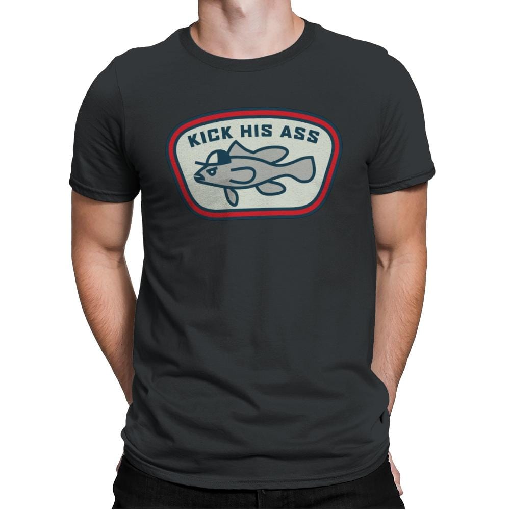Sea Bass - Mens Premium T-Shirts RIPT Apparel Small / Heavy Metal