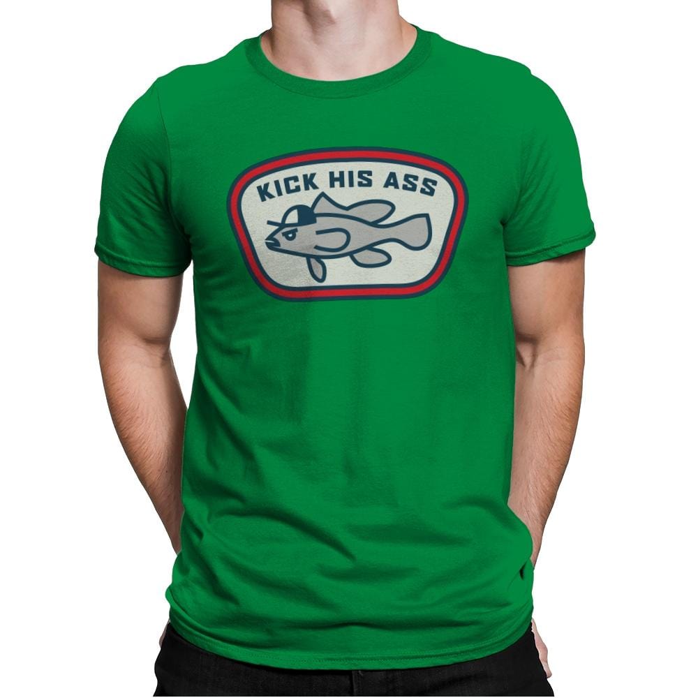 Sea Bass - Mens Premium T-Shirts RIPT Apparel Small / Kelly