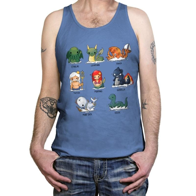 Sea Monsters - Tanktop Tanktop RIPT Apparel