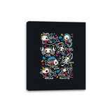 Sea Skeletons - Canvas Wraps Canvas Wraps RIPT Apparel 8x10 / Black