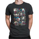 Sea Skeletons - Mens Premium T-Shirts RIPT Apparel Small / Heavy Metal