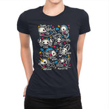 Sea Skeletons - Womens Premium T-Shirts RIPT Apparel Small / Midnight Navy