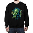 Seas of Infinity - Crew Neck Sweatshirt Crew Neck Sweatshirt RIPT Apparel Small / Black