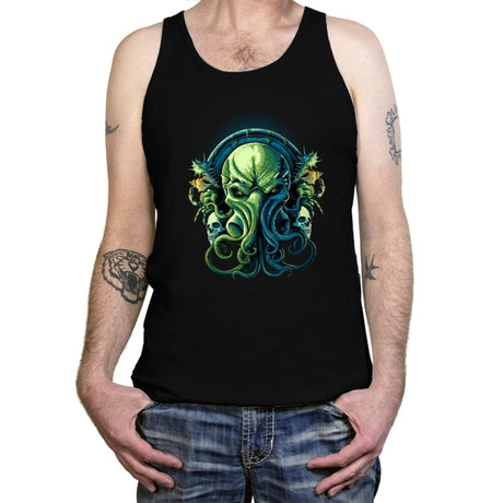 Seas of Infinity - Tanktop Tanktop RIPT Apparel X-Small / Black