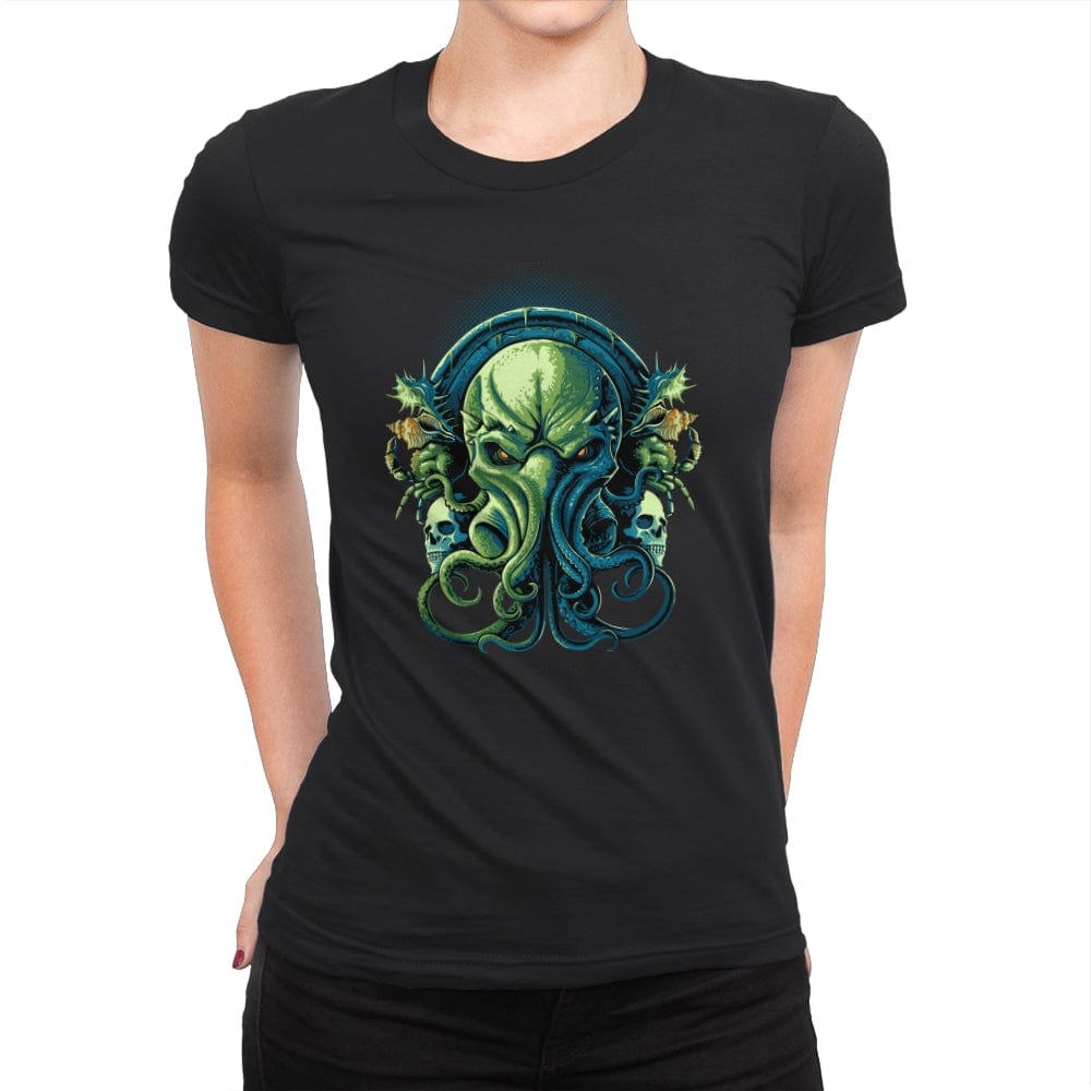 Seas of Infinity - Womens Premium T-Shirts RIPT Apparel Small / Black