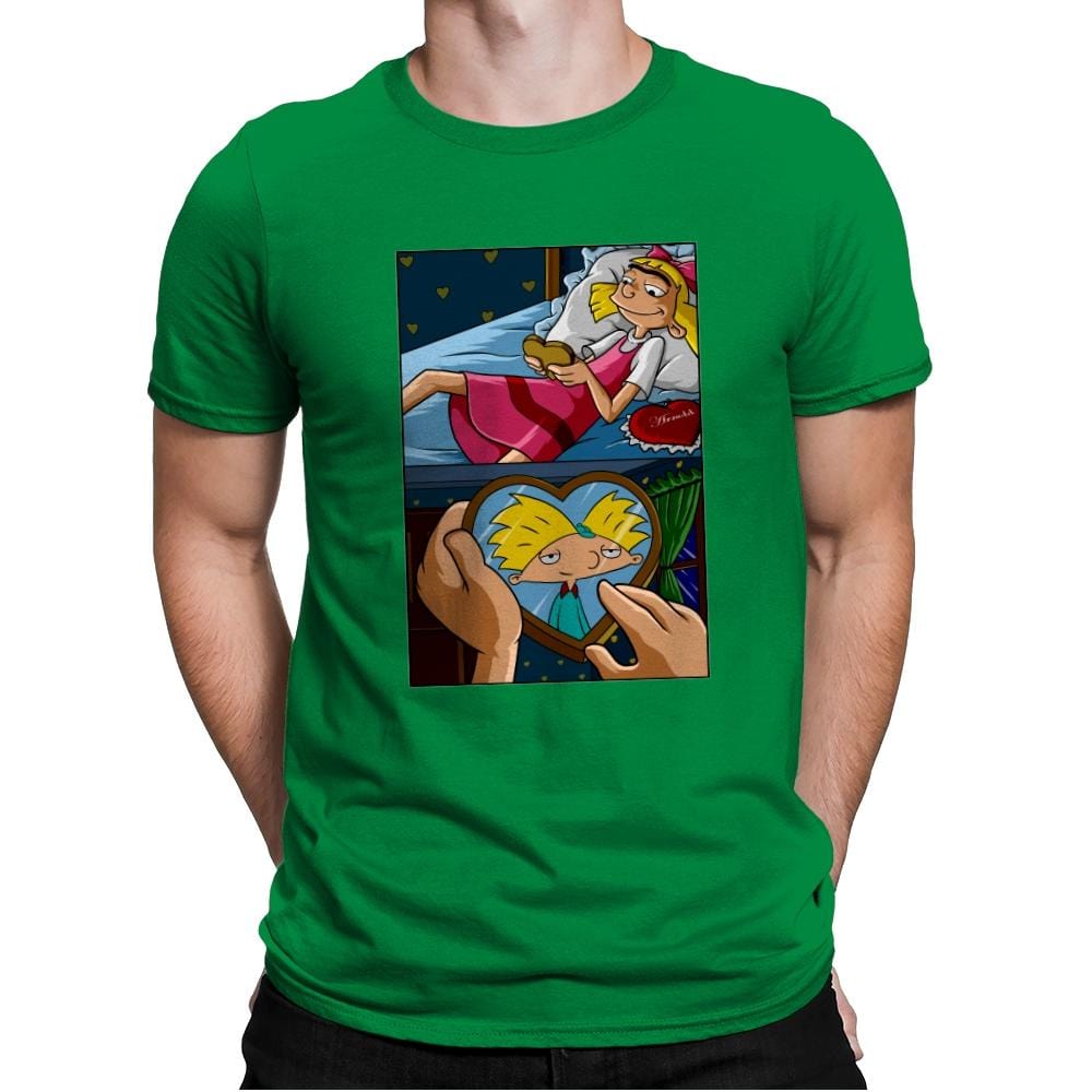 Secret Crush - Mens Premium T-Shirts RIPT Apparel Small / Kelly