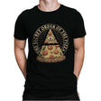 Secret Order of the Pizza - Illuminati Food - Mens Premium T-Shirts RIPT Apparel Small / Black