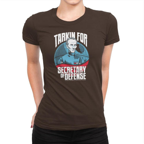 Secretary of Defense Exclusive - Womens Premium T-Shirts RIPT Apparel Small / Dark Chocolate