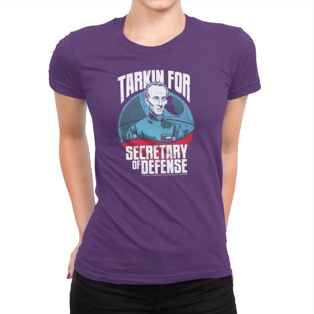 Secretary of Defense Exclusive - Womens Premium T-Shirts RIPT Apparel Small / Purple Rush