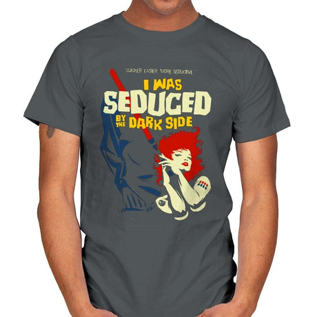 Seduced by the Dark Side - Best Seller - Mens T-Shirts RIPT Apparel Small / Charcoal