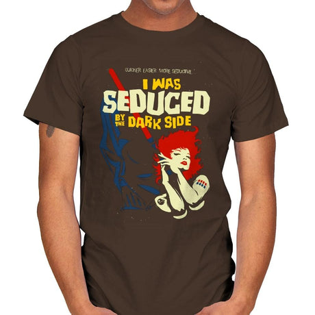 Seduced by the Dark Side - Best Seller - Mens T-Shirts RIPT Apparel Small / Dark Chocolate