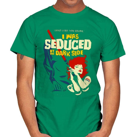 Seduced by the Dark Side - Best Seller - Mens T-Shirts RIPT Apparel Small / Kelly Green