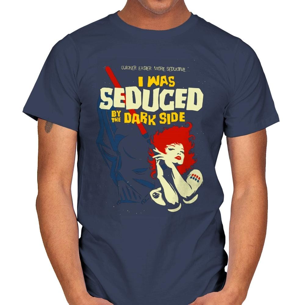 Seduced by the Dark Side - Best Seller - Mens T-Shirts RIPT Apparel Small / Navy
