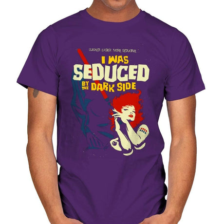 Seduced by the Dark Side - Best Seller - Mens T-Shirts RIPT Apparel Small / Purple