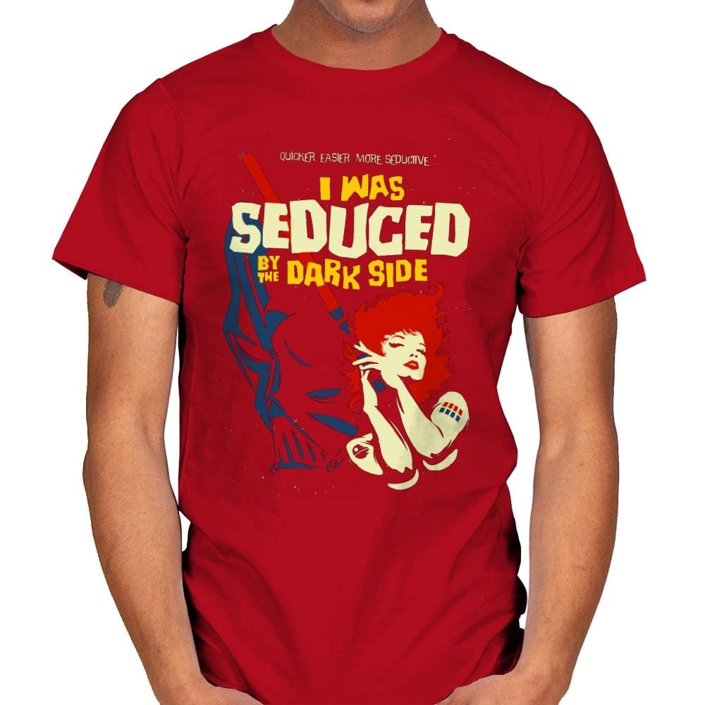 Seduced by the Dark Side - Best Seller - Mens T-Shirts RIPT Apparel Small / Red