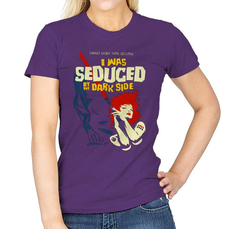 Seduced by the Dark Side - Best Seller - Womens T-Shirts RIPT Apparel Small / Purple