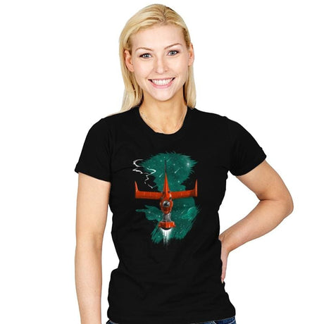 See You In Space - Womens T-Shirts RIPT Apparel Small / Black