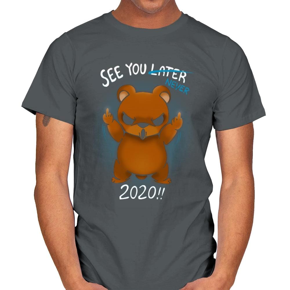 See You Never 2020 - Mens T-Shirts RIPT Apparel Small / Charcoal