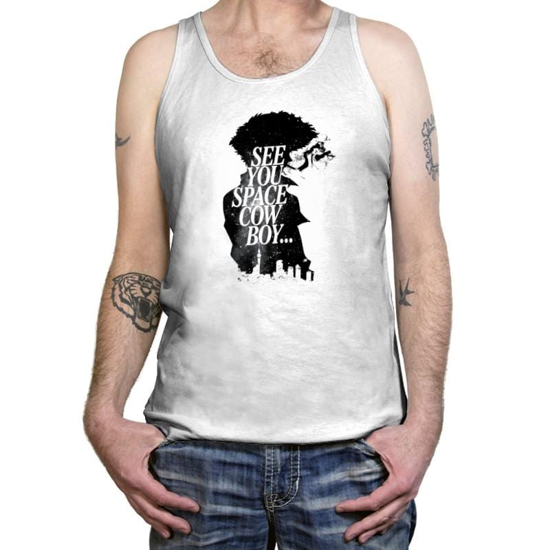 See You Space Cowboy Reprint - Tanktop Tanktop RIPT Apparel X-Small / White