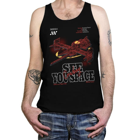 See you Space Cowboy - Tanktop Tanktop RIPT Apparel X-Small / Black