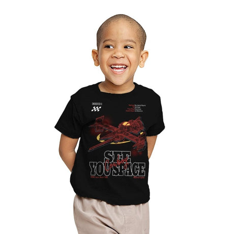 See you Space Cowboy - Youth T-Shirts RIPT Apparel X-small / Black