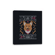 See you space cowdog... - Ugly Holiday - Canvas Wraps Canvas Wraps RIPT Apparel 8x10 / Black