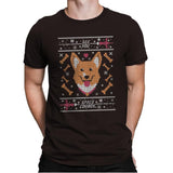 See you space cowdog... - Ugly Holiday - Mens Premium T-Shirts RIPT Apparel Small / Dark Chocolate
