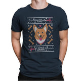See you space cowdog... - Ugly Holiday - Mens Premium T-Shirts RIPT Apparel Small / Indigo