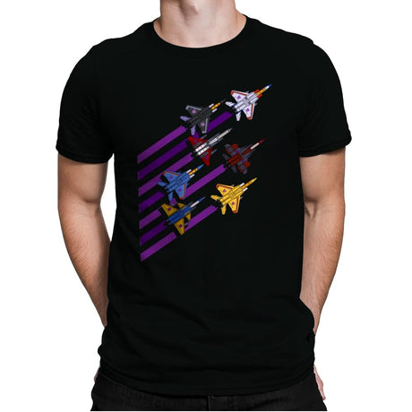 Seekers And Coneheads - Mens Premium T-Shirts RIPT Apparel Small / Black