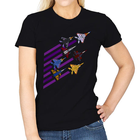 Seekers And Coneheads - Womens T-Shirts RIPT Apparel Small / Black