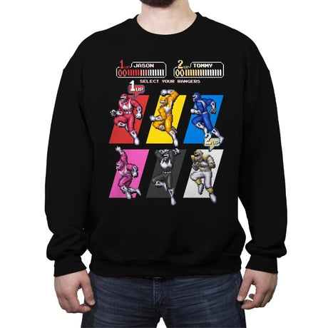 Select a Ranger - Crew Neck Sweatshirt Crew Neck Sweatshirt RIPT Apparel Small / Black