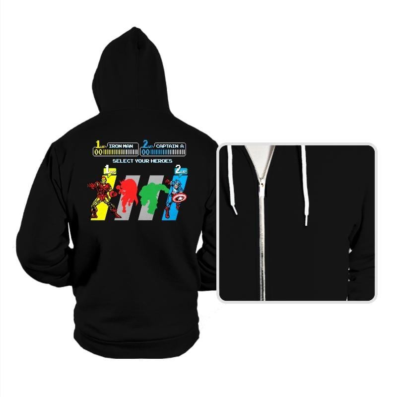 Select Screen - Hoodies Hoodies RIPT Apparel Small / Black