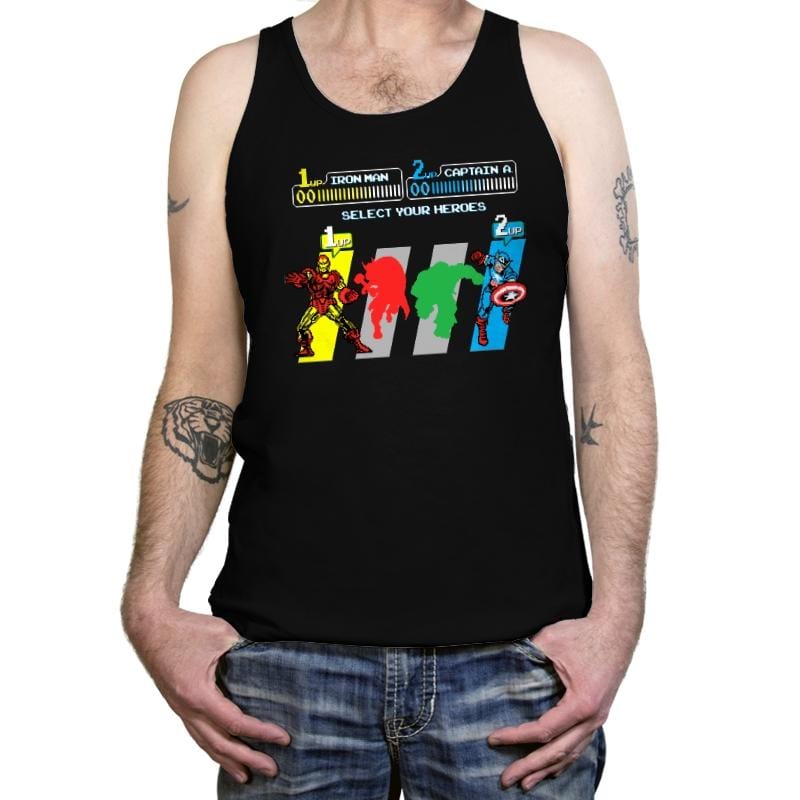 Select Screen - Tanktop Tanktop RIPT Apparel X-Small / Black