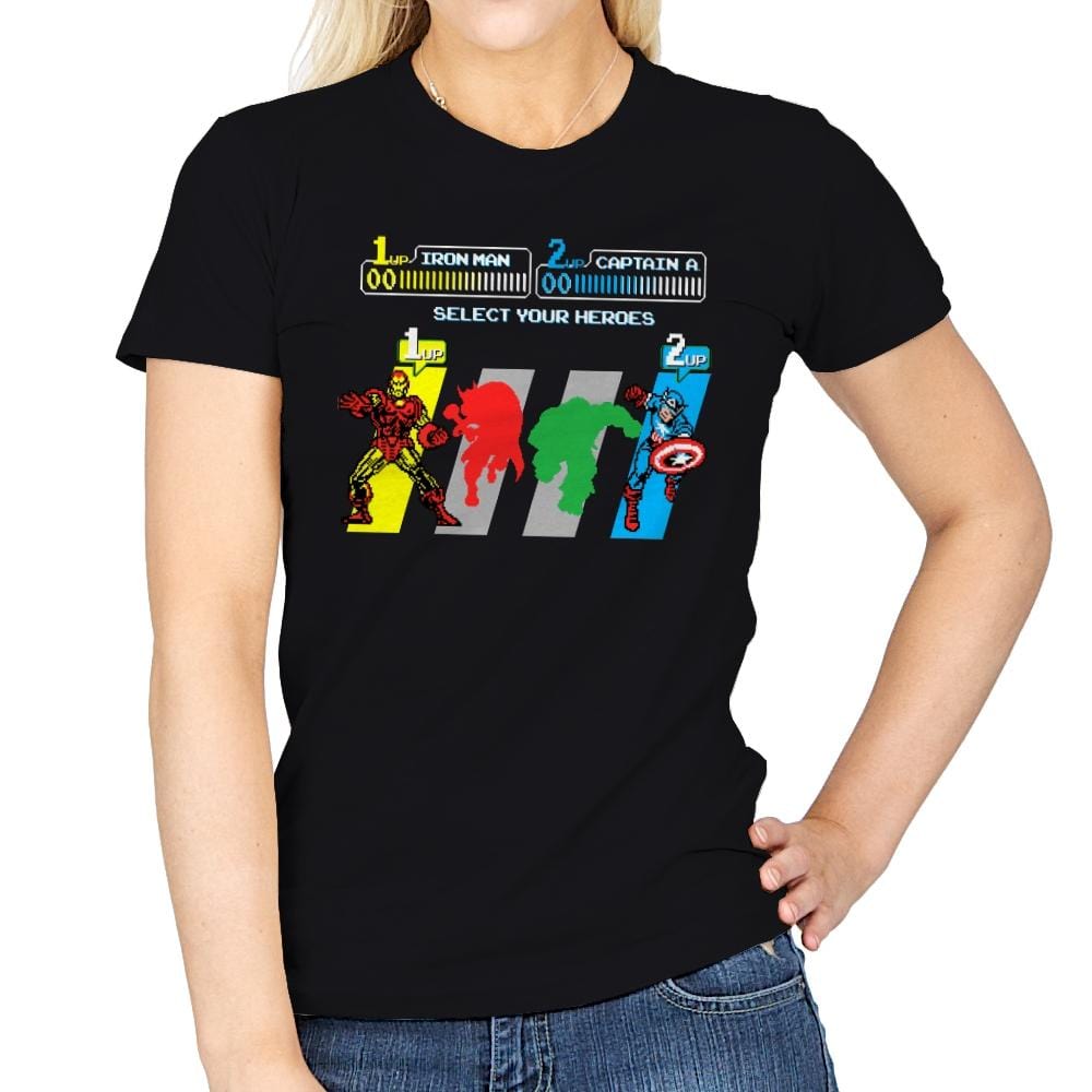Select Screen - Womens T-Shirts RIPT Apparel Small / Black