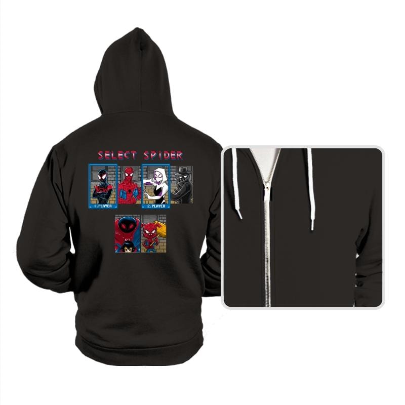 Select Spider - Hoodies Hoodies RIPT Apparel Small / Black
